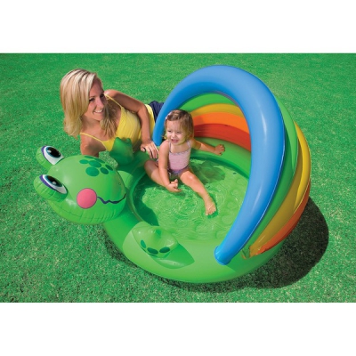 Бассейн надувной Лягушка 114х99х69 см