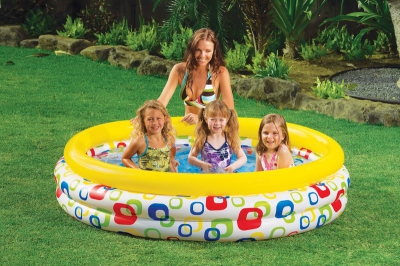 Надувной бассейн цветной 147х33см