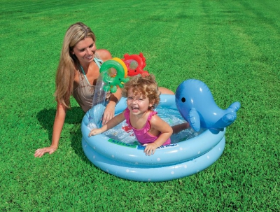 Бассейн надувной Dolphin 89x53 см